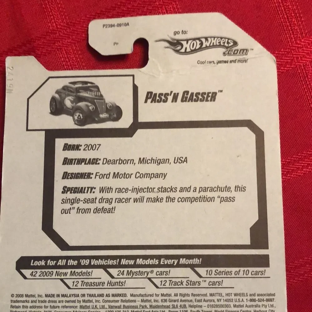 Hot Wheels 2008 Pass’n Gasser New in Package by Mattel